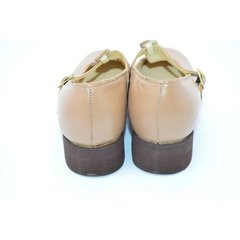 P. W. Minor Orthopedic Beige Mary Jane 6 B Medium